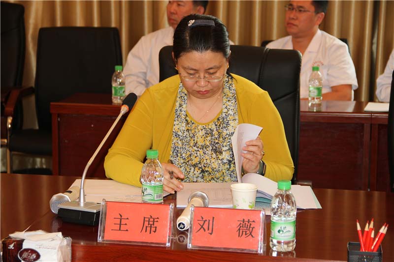 5答辩会主席 哈医大医院精神科主任刘薇教授.JPG