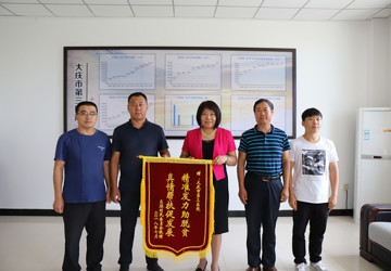 精准扶贫暖人心——林甸县东胜村村委会为我院送锦旗